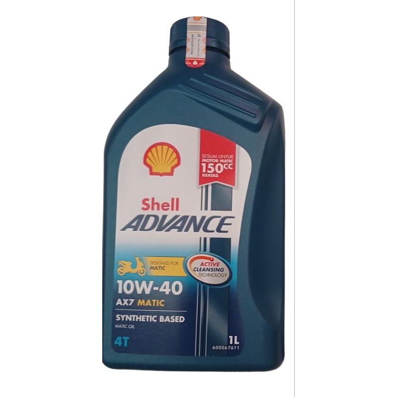 Jual Shell Advance Matic AX7 AX5 1ltr 800ml | Shopee Indonesia