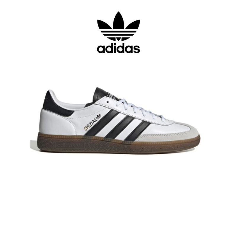 Jual Adidas HandBall Spezial White Black Gum ( Leather Suede) | Shopee ...