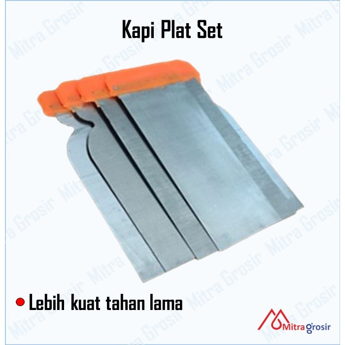 Jual Skrap / Kape / Sscraper Set 4 pcs / Kapi Plat Set 4 Pcs / Kape ...