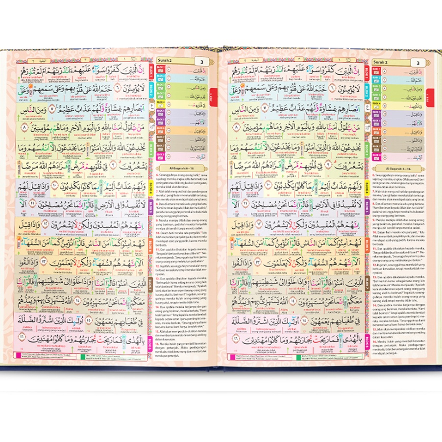 Jual FG2 Al Quran Hafazan Tanafus Perkata Latin 8 Blok ukuran A5 Sedang ...