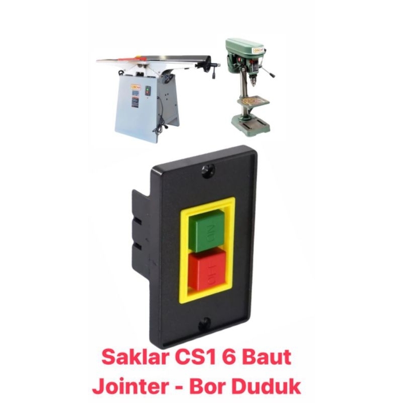 Jual BULL Saklar On Off CS1 6 Baut untuk Mesin Jointer - Bor Duduk ...