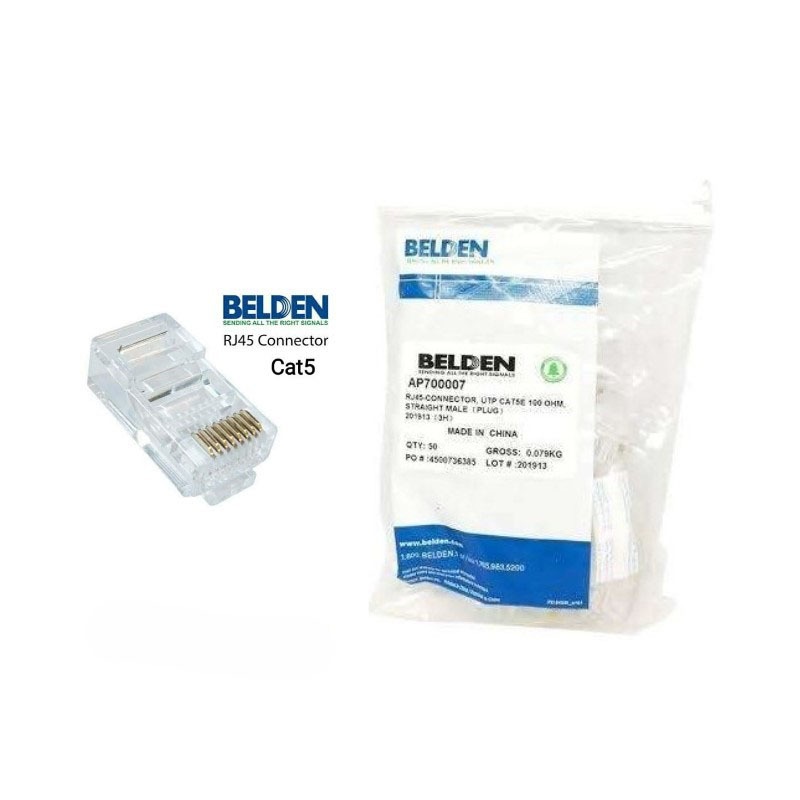 Jual RJ45 Belden Eceran - AP700007 - Cat5 Cat5e - PCS | Shopee Indonesia