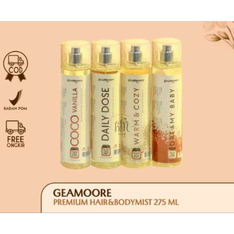 Jual Geamoore parfum hair and body mist 275ml | Shopee Indonesia