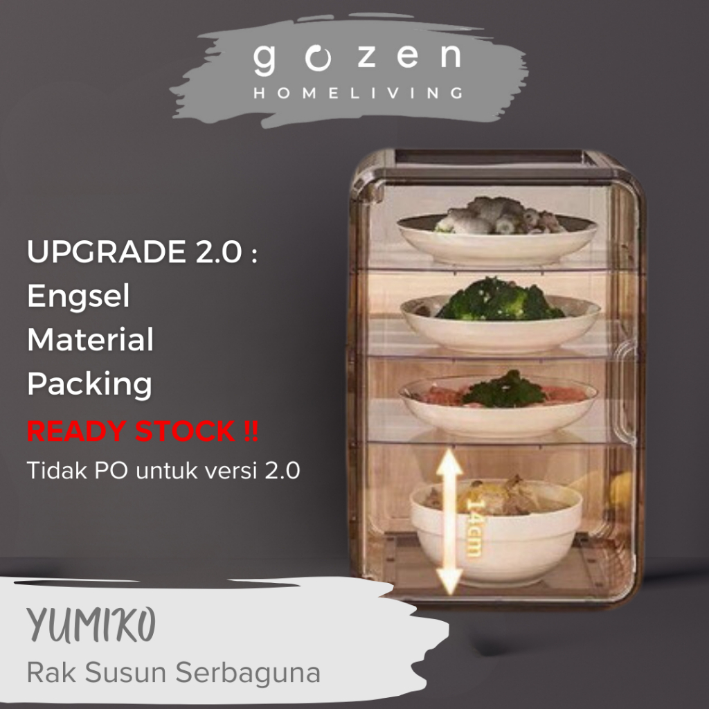 Jual |GOZEN| YUMIKO Food Cover Lemari Penyimpan Makan Serbaguna Tudung ...