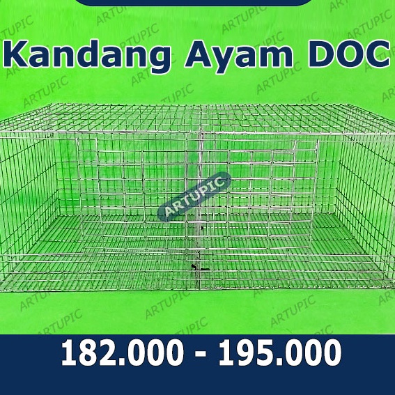 Jual Cashback KANDANG AYAM KECIL DOC PULLET BATERAI KAWAT GALVANISE
