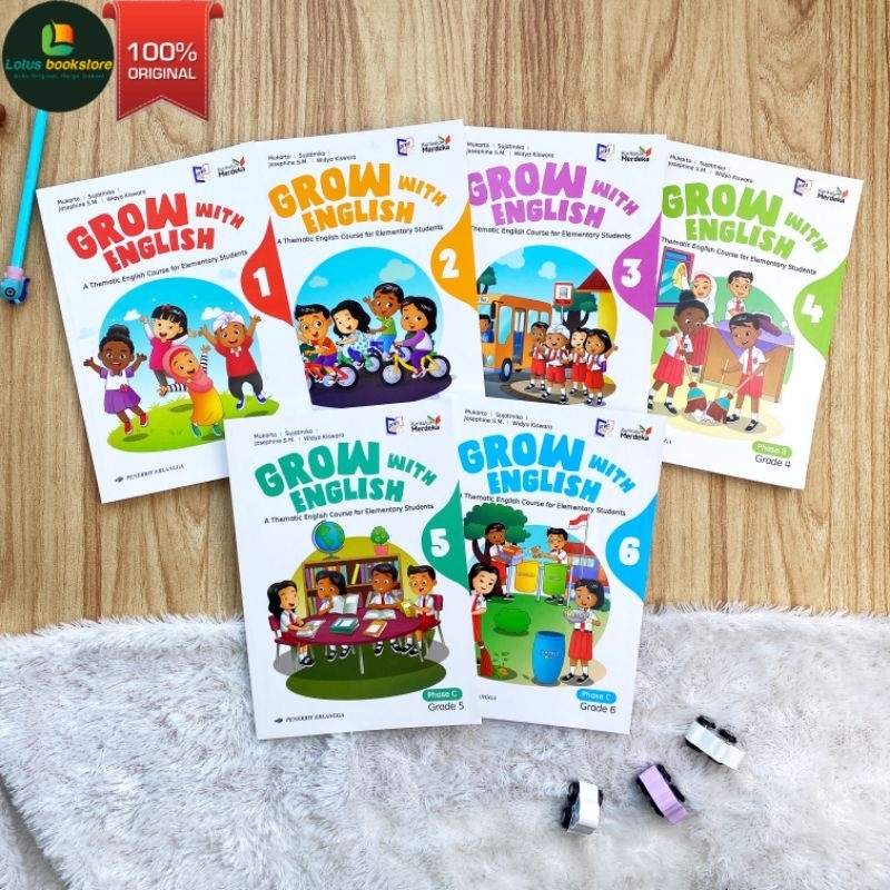 Jual Grow With English SD Kelas 1 2 3 4 5 6 - Kurikulum Merdeka ...