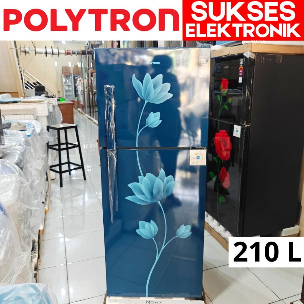 Jual KULKAS POLYTRON PRB-219 /LEMARI ES 2 PINTU PRB 219 210L 210 LITER ...