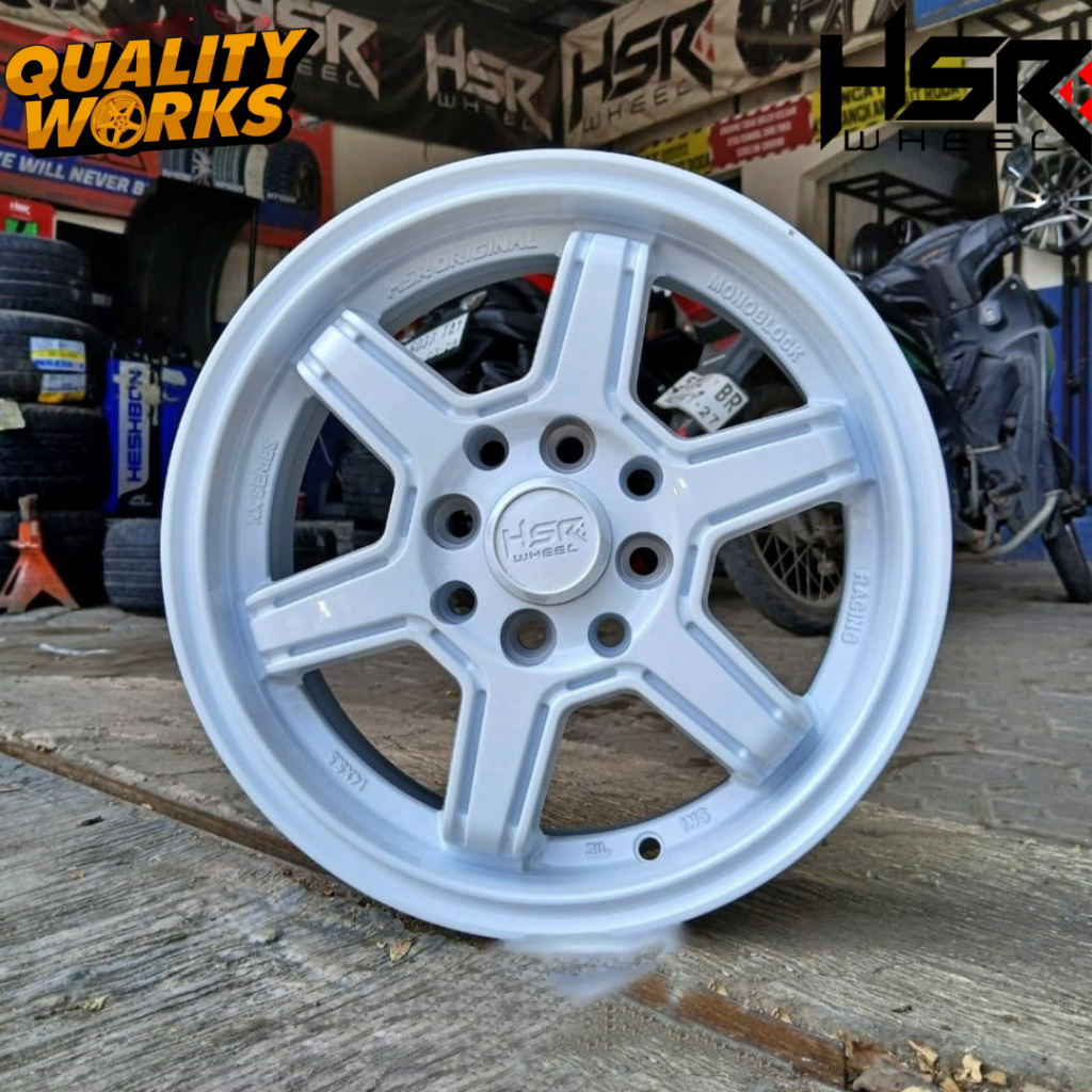 Jual Velg R14 Racing Original Sigra Pelek Hsr Minas Ring 14 Putih Pnp ...