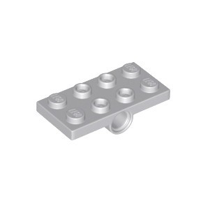 Jual Lego Light Bluish Gray Part 26599 Plate, Modified 2 x 4 with Pin ...