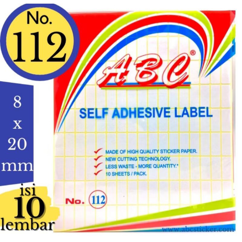Jual Stiker Label Harga ABC | Shopee Indonesia