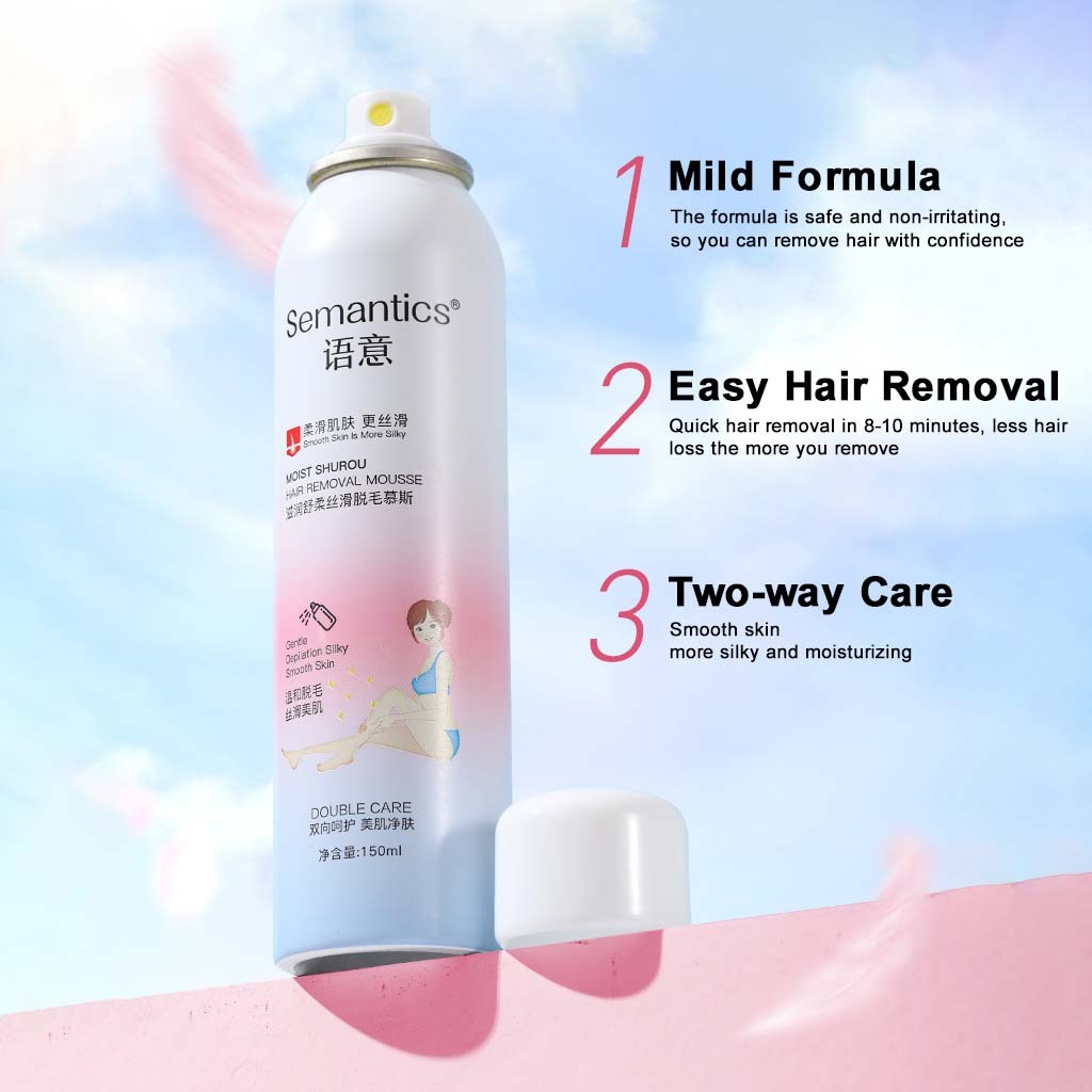 Jual Hair Removal Semantics Spray Penghilang Bulu Permanen Perontok ...