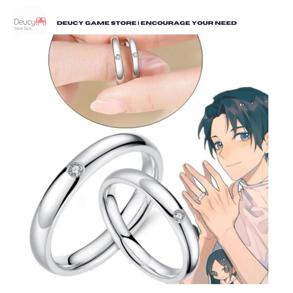 Jual 1 Pasang Cincin Yuta Jujutsu Kaisen Ring Anime Yuta Okkotsu Couple ...