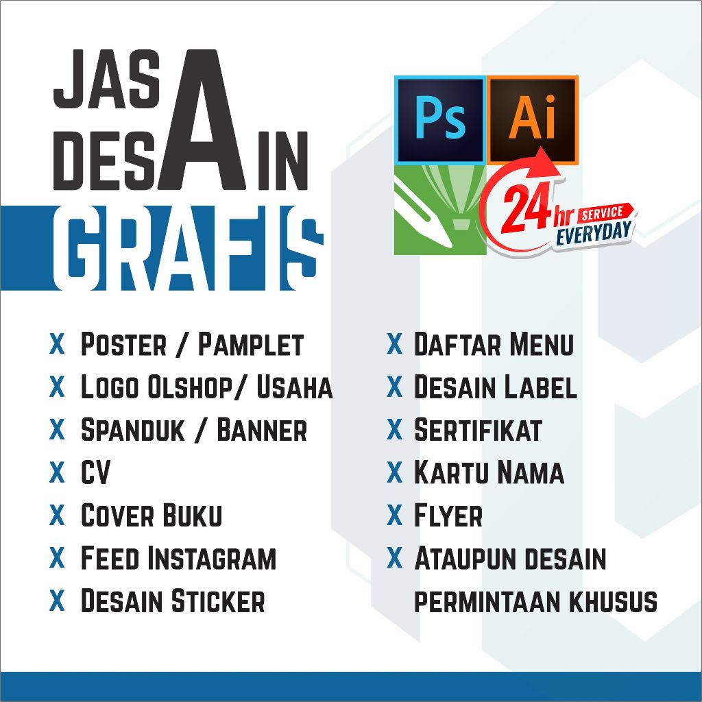 Jual Jasa Desain Grafis Desain Logo Banner Spanduk Kaos Brosur Stiker Label Kemasanan 7318