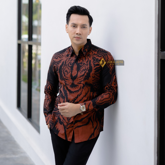Jual Batik Solo Premium Lengan Panjang Lapis Furing Cutting Slimfit BMS ...