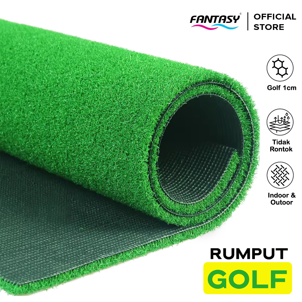 Jual Fantasy Karpet Rumput Sintetis 10mm Uk. 100 x 100 cm Rumput Palsu ...