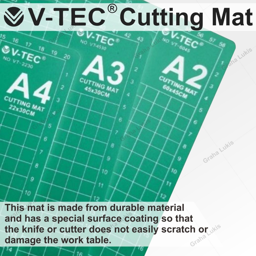 Jual V-TEC / DELI CUTTING MAT / CUTTING MATT A3 / A4 | Shopee Indonesia