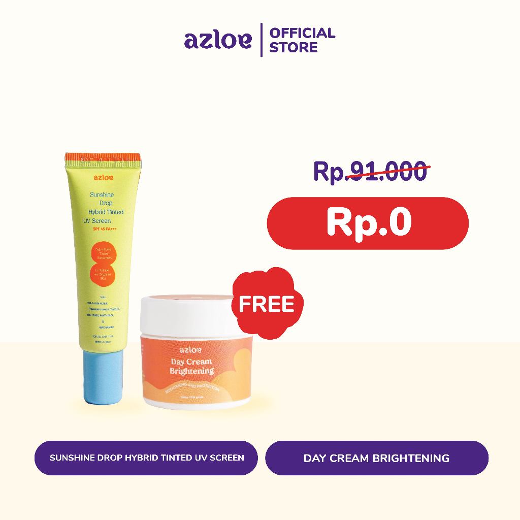 Jual Tinted Sunscreen Kulit Kering + Day Cream untuk Flek [SPECIAL ...