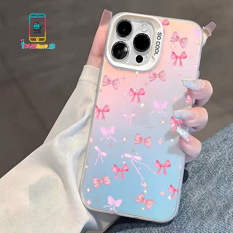 EIMY CrystalロゴiPhoneケースX/XS ピンク