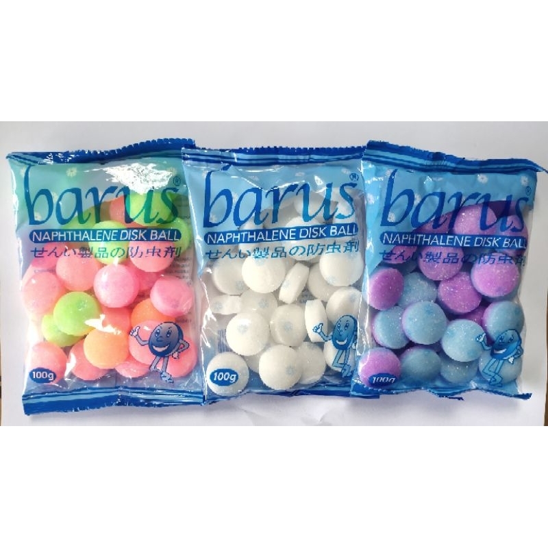 Jual BARUS NAPHTHALENE BALL 100 GRAM/ KAMPER BARUS 100 GRAM | Shopee ...
