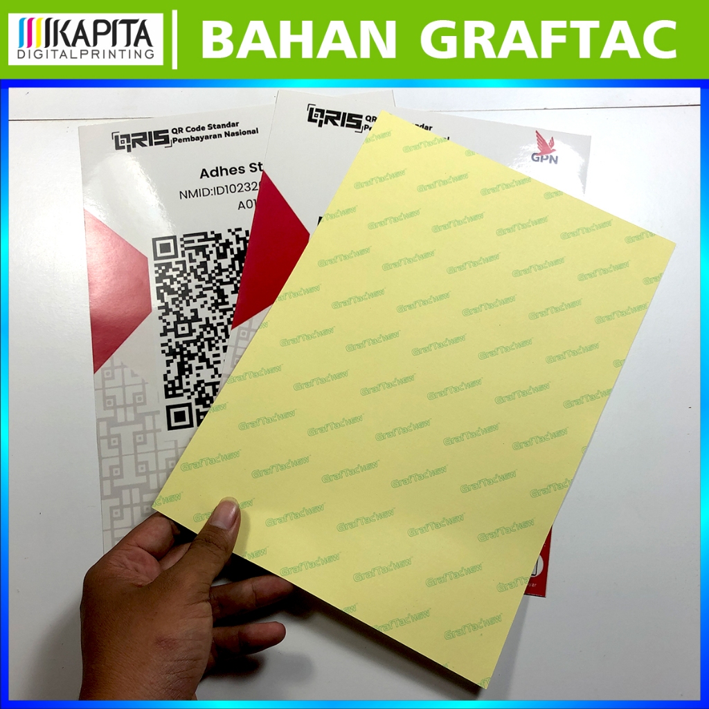 Jual Cetak Tempelan/Sticker Qris ukuran A4 | Cetak QRIS Bisa Satuan ...