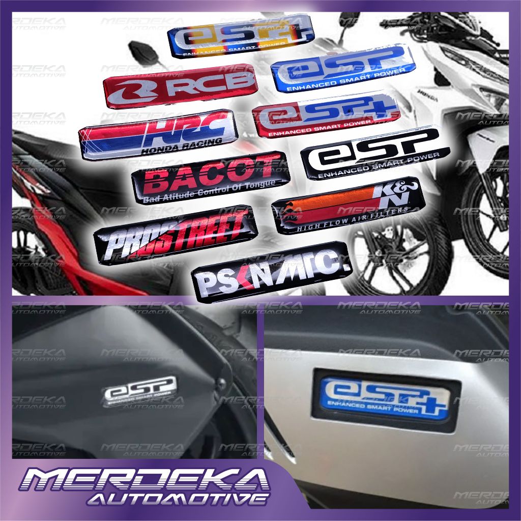 Jual emblem filter motor honda | emblem esp honda | emblem box filter ...