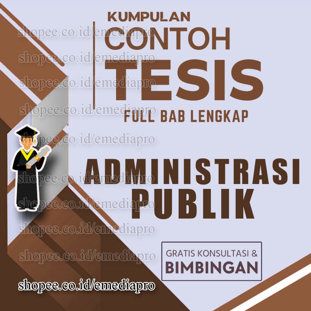 Jual contoh tesis administrasi publik shopee indonesia