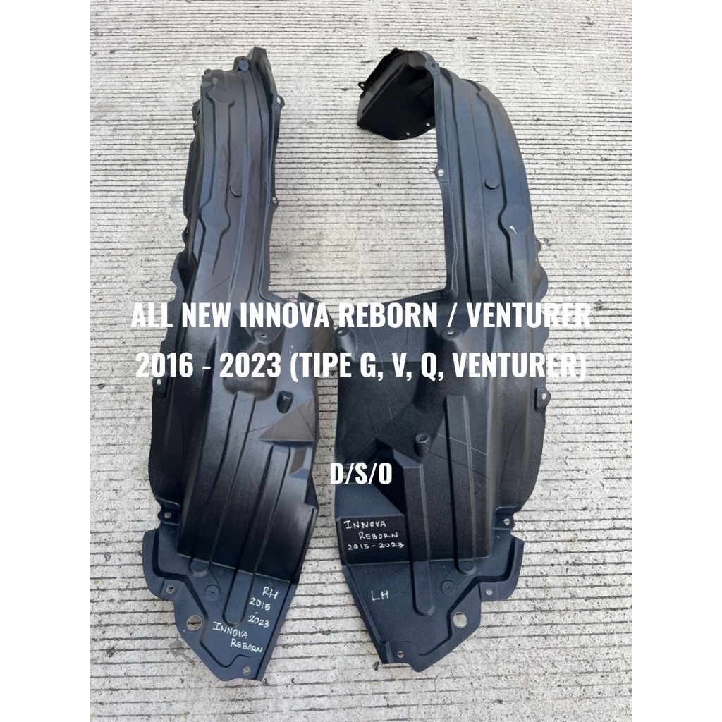 Jual INNER LINER FENDER PELINDUNG SPAKBOR DEPAN INNOVA REBORN 2015 2016 ...