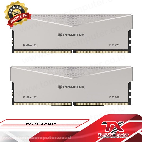 Jual PREDATOR PALLAS II DDR5 6000MHz DUAL CHANNEL DRAM Module Silver ...