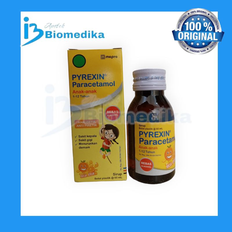 Jual PYREXIN SYR 60ML OBAT DEMAM | Shopee Indonesia