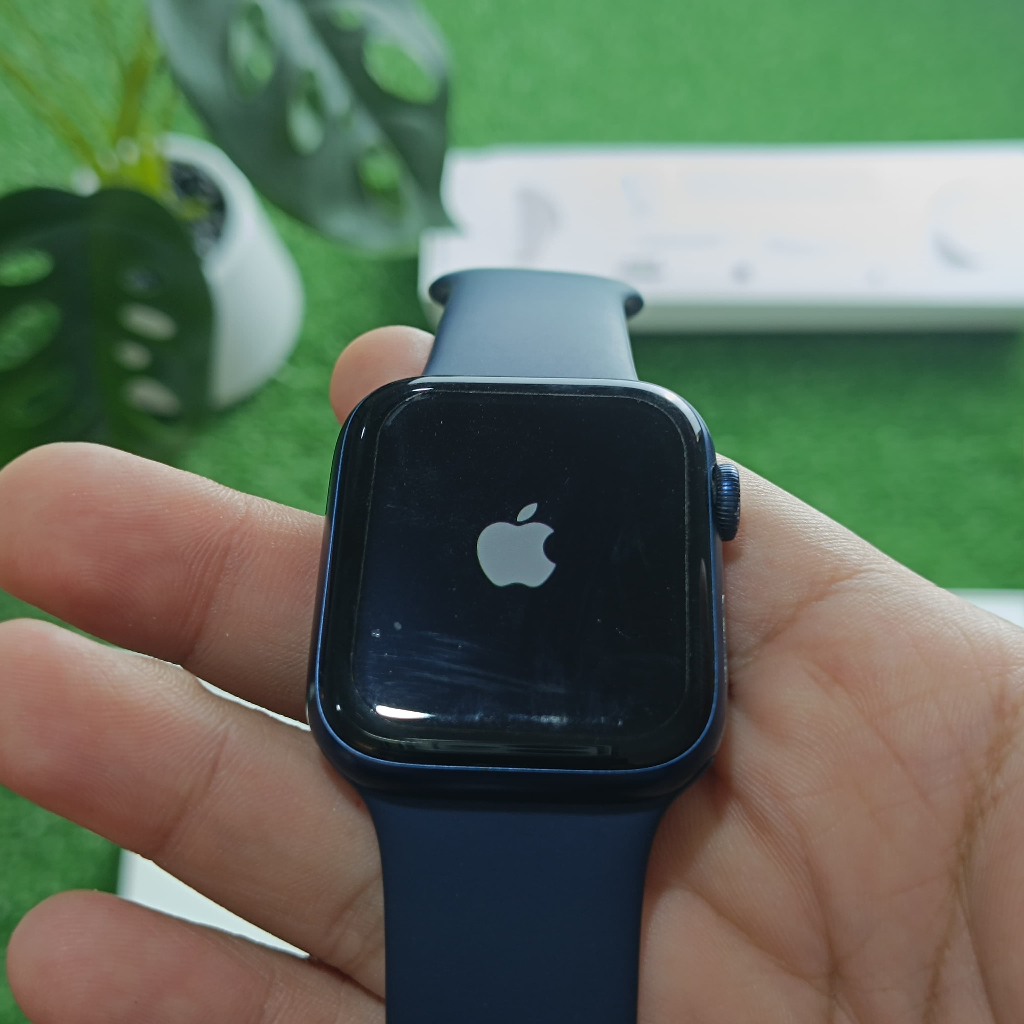 Jual Apple watch Series 6 44mm Blue Aluminum Case Deep Navy Jual Apple watch Series 6 44mm Blue Aluminum Case Deep Navy