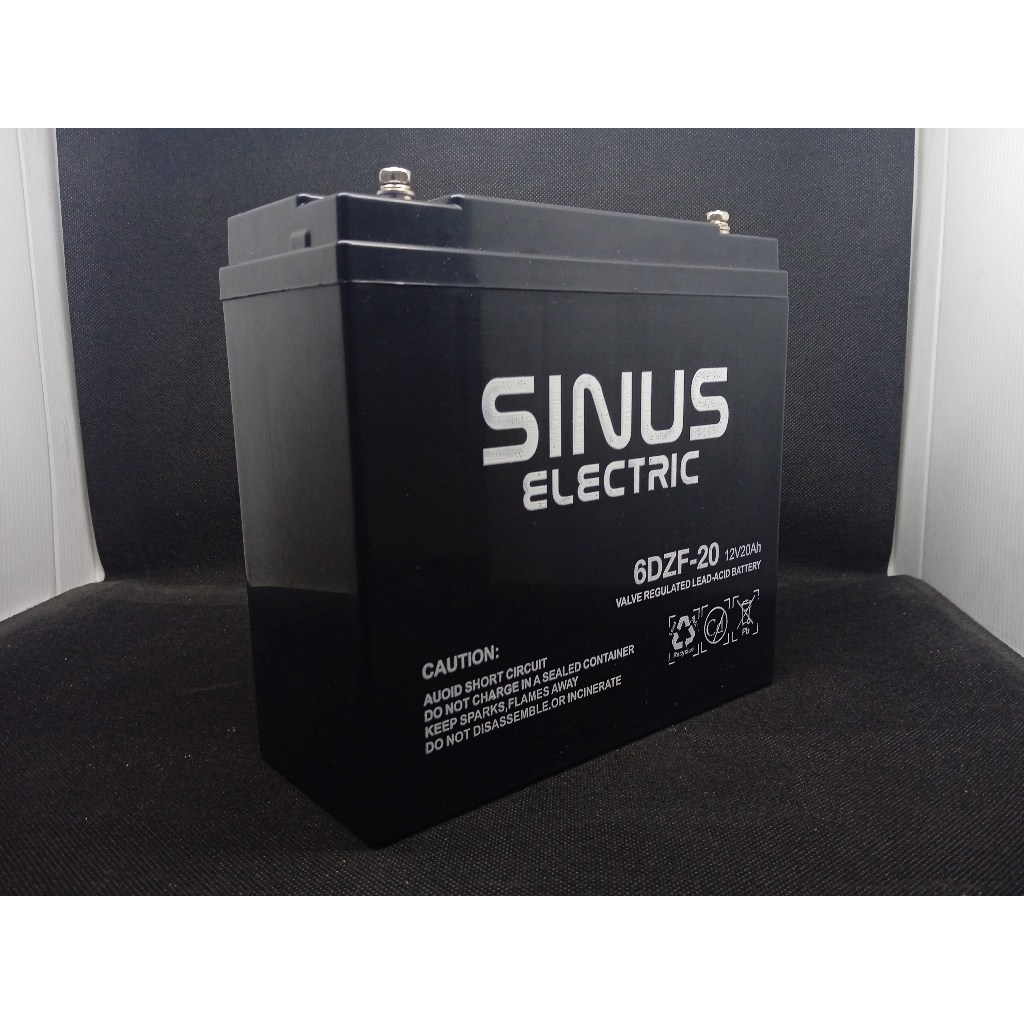 Jual Aki MOTOR LISTRIK 12V 20Ah Baterai Molis Uwinfly 6DZF20 SINUS ...
