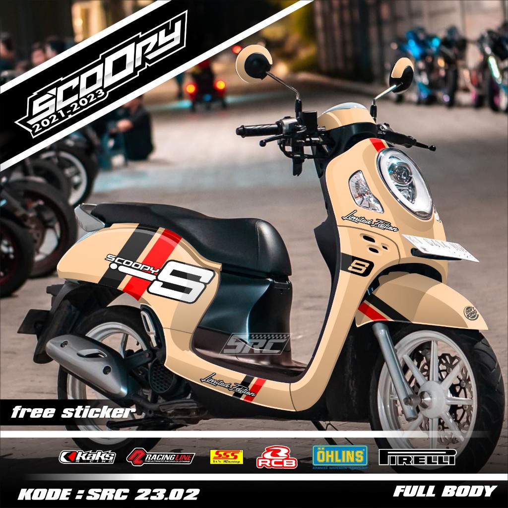 Jual COD Sticker Decal Full Body Honda Scoopy Prestige 2020 2021 2022 ...
