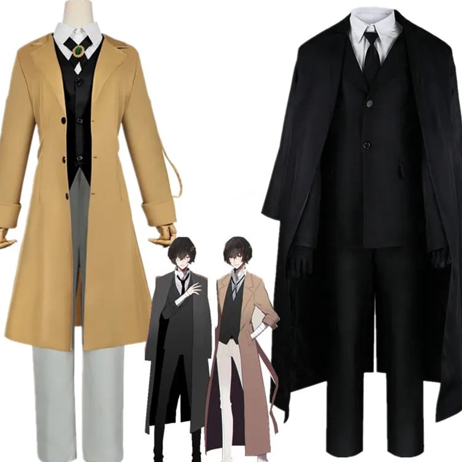 Jual Lebih Hemat COD JAKET JUBAH COAT PARKA DAZAI OSAMU BUNGOU STRAY ...