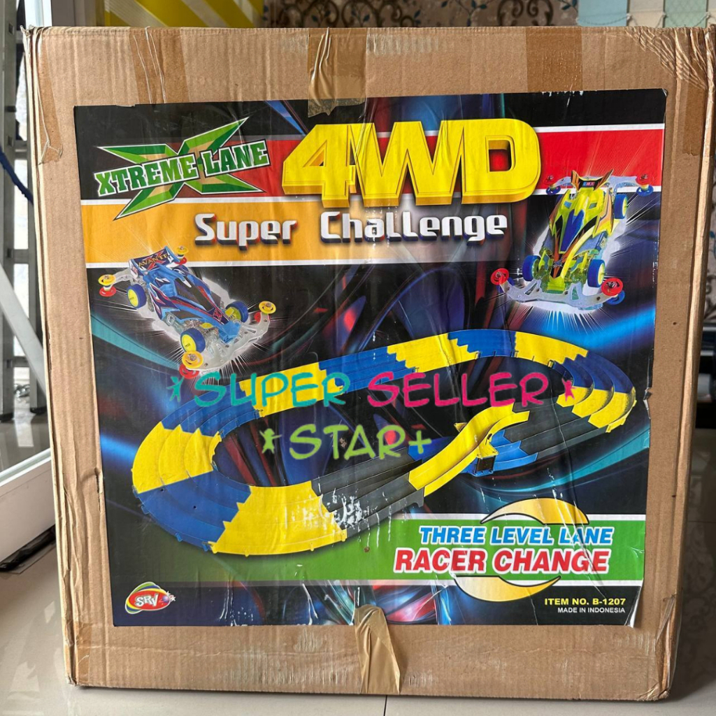 Jual TRACK TAMIYA 2 Jalur Super Two Level Lane Racer Change / Mainan ...