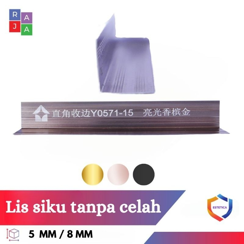 Jual Lis Siku Aluminium Tebal 5 mm dan 8 mm Untuk Wallboard Panel dan ...