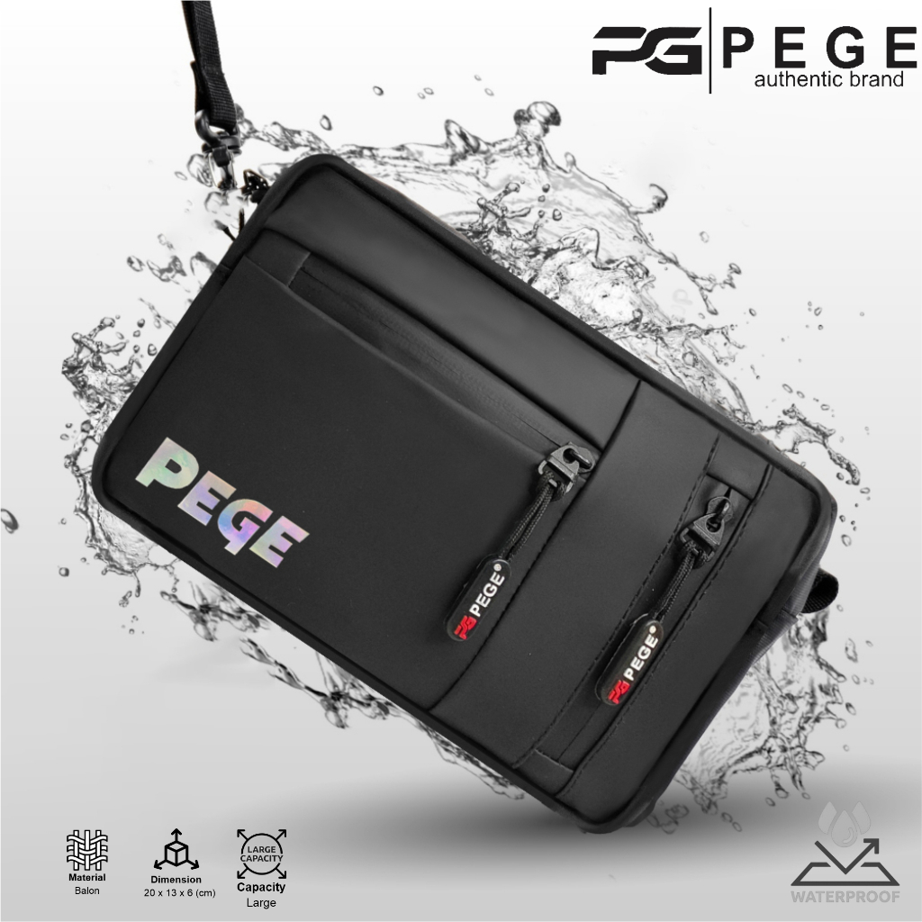 Jual Tas Selempang Pria 3in1 Waterproof PEGE Dayton Selempang ...