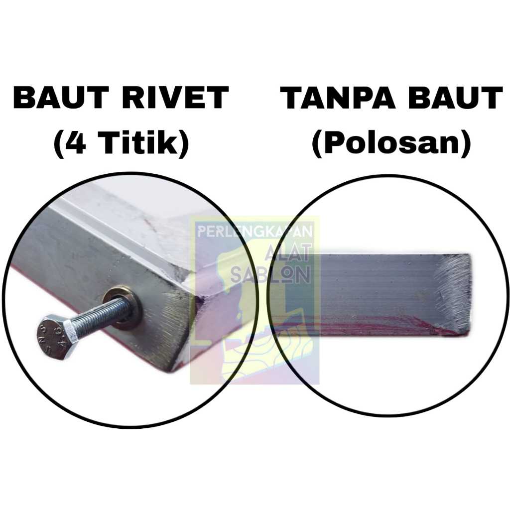 Jual FRAME BINGKAI SCREEN SABLON ALUMUNIUM UD 40X60 KAIN T90 PUTIH ...