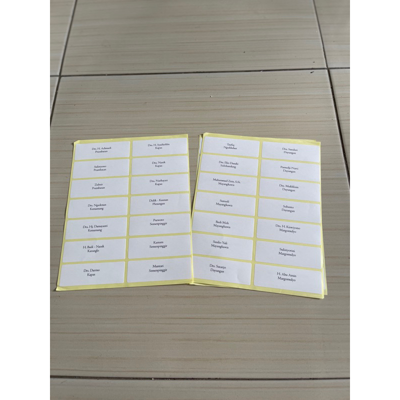 Jual cetak label undangan | Shopee Indonesia