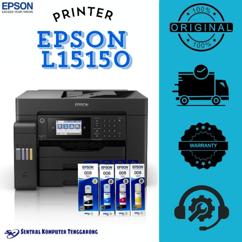 Jual Printer Epson L15150 Print Scan Copy/ A3+/ Hitam | Shopee Indonesia