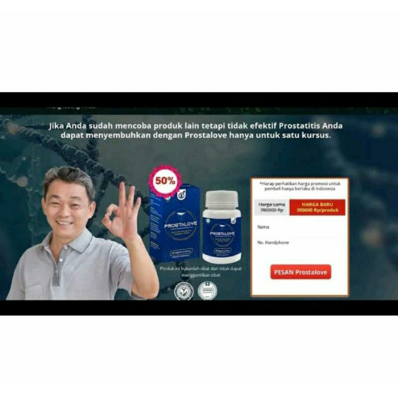 Jual Prostalove obat prostat herbal original bpom efektif menjaga dan ...