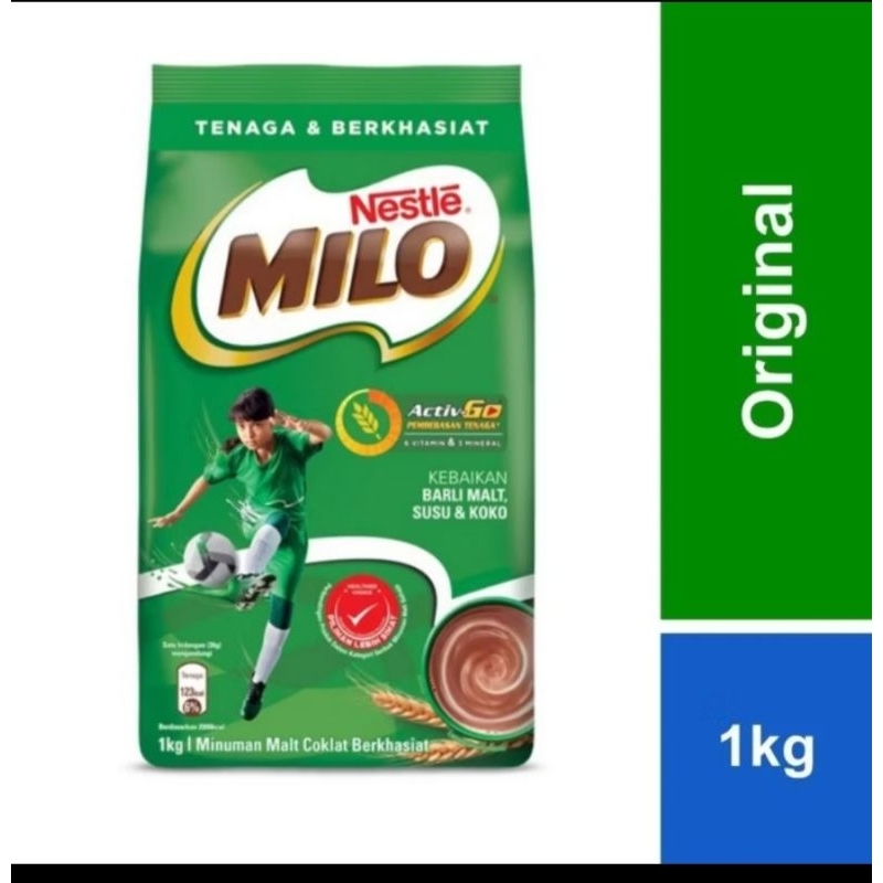 Jual Milo bubuk Coklat / 900gr / 1kg / 2kg Malaysia Original actic go ...