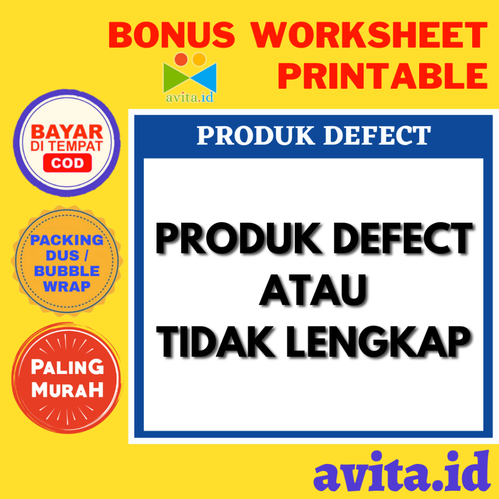 Jual Produk Defect / Tidak Lengkap Masih Layak Pakai dan Lebih Murah ...