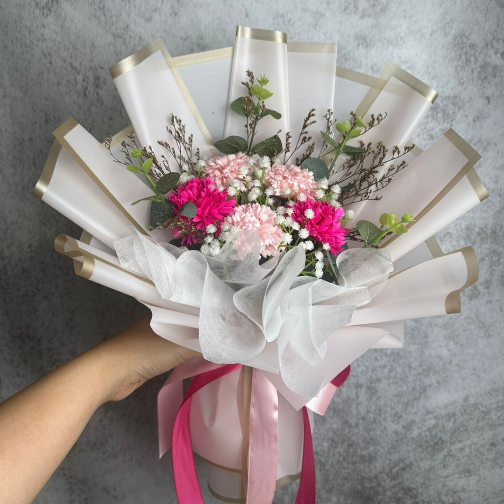 Jual PETITE BLOOMS CARNATION BOUQUET Buket Bunga Carnation Sabun 5 ...