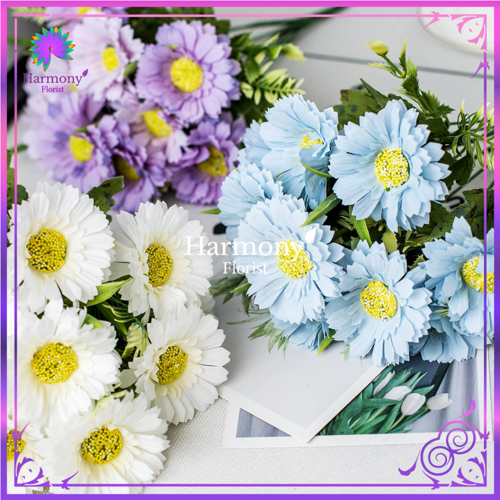 Jual Bunga matahari Gerbera Cabang 5 Imitasi Buatan Artificial Decor ...