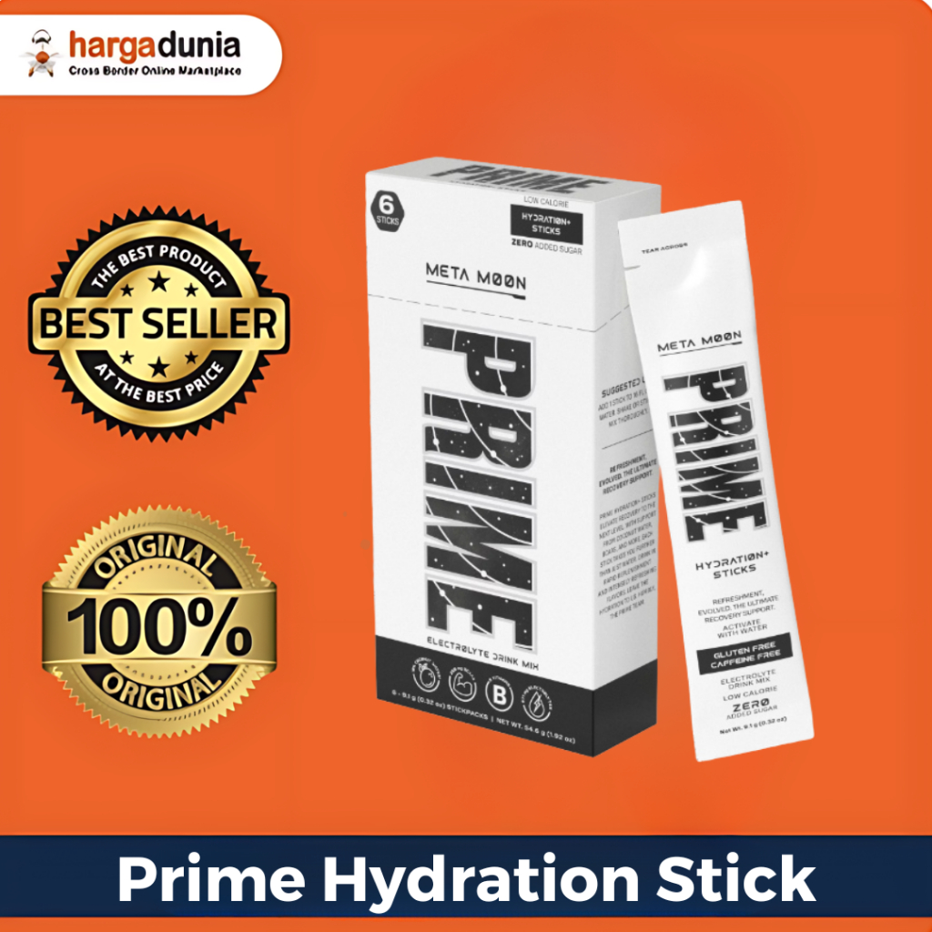 Jual Prime Hydration Drink Stick Meta Moon Original 100% Made in USA by ...