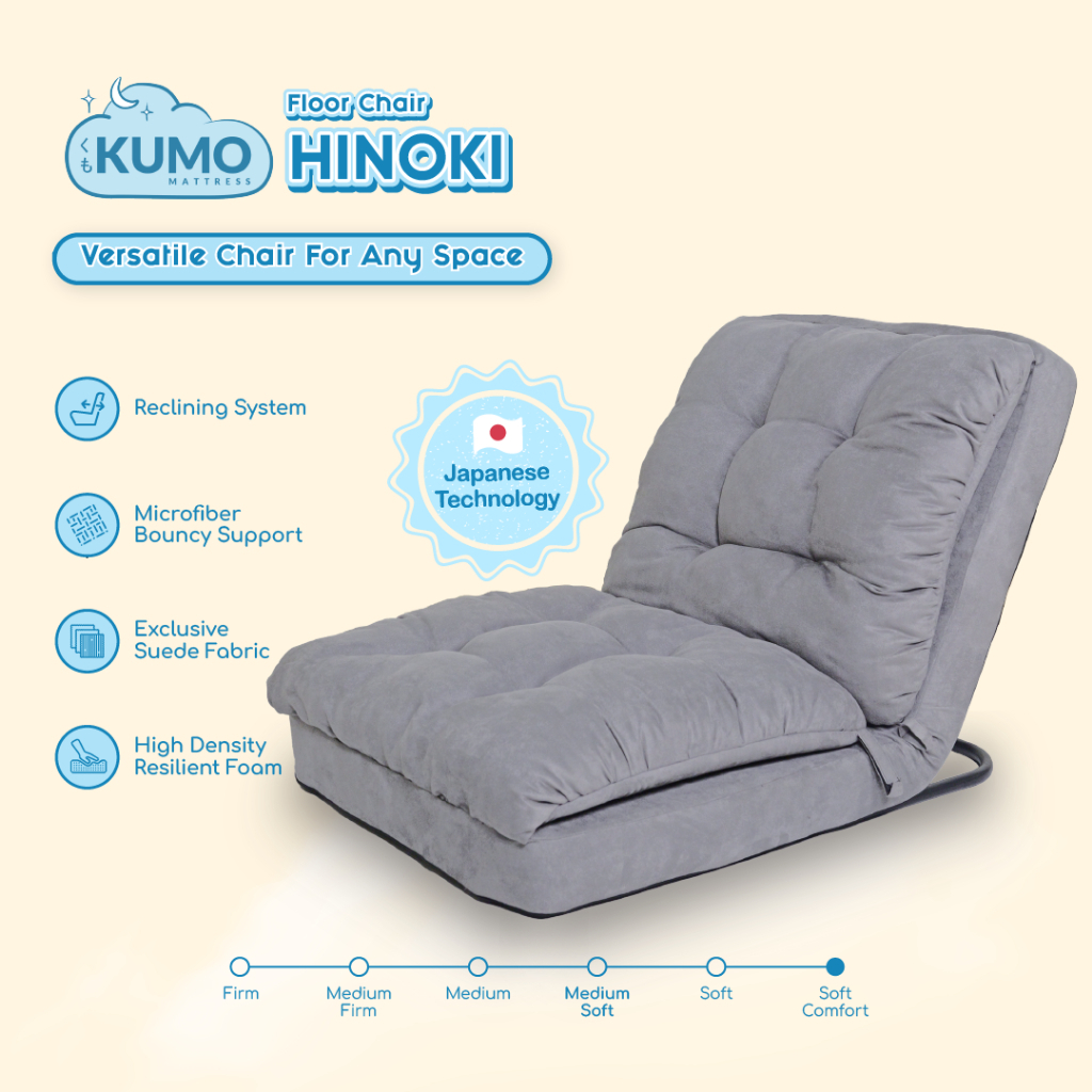 Jual Floor Chair Kumo Hinoki Size X Cm Kursi Sofa Lipat Lantai Lesehan Sandaran