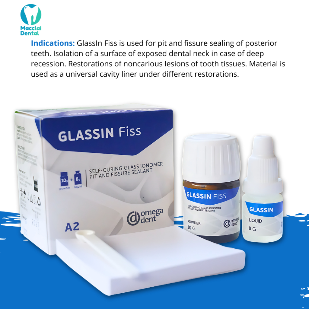 Jual OMEGADENT GLASSIN FISS GIC DENTAL PIT AND FISSURE SEALANT FISSURED ...