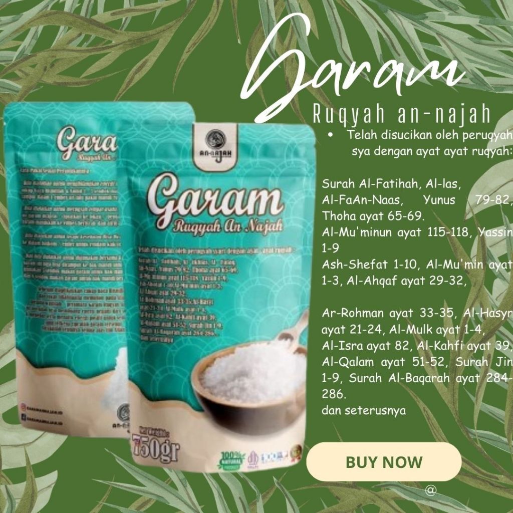Jual Garam Ruqyah AnNajah Asli -penarik rejeki dan Meruqyah/Menetralis ...