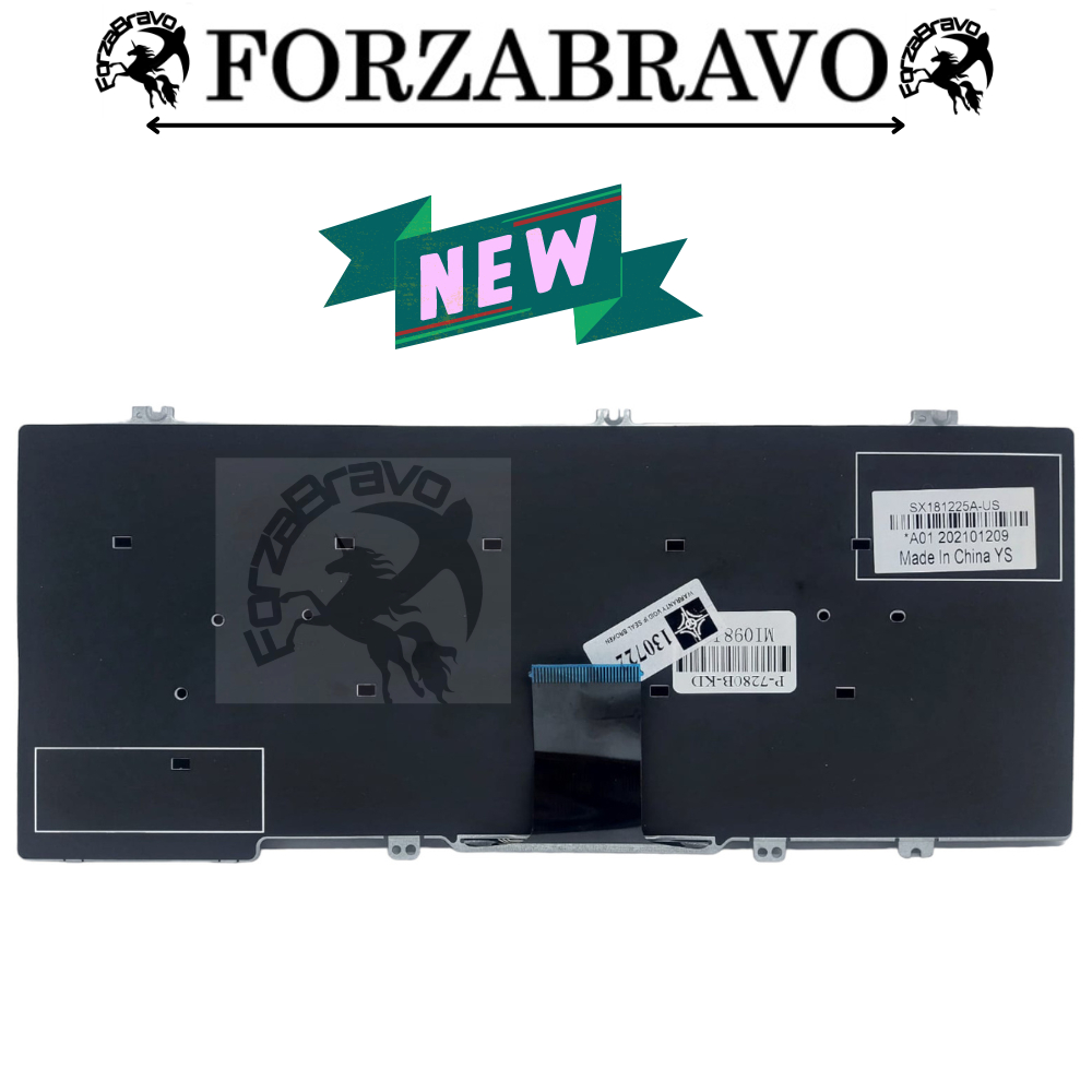 Tastiera Retroilluminata Dell Latitude 5280 5289 5290 7280 7290 7380 7390 | Layout QWERTY Nero | Codice 0FJD8V