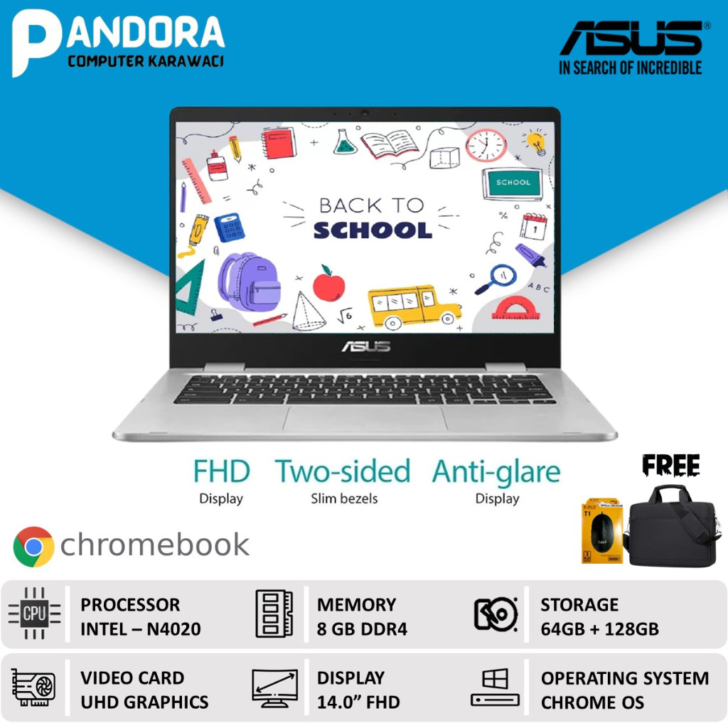 ASUS CHROMEBOOK C423NA-BV0051 - Achetez au meilleur prix